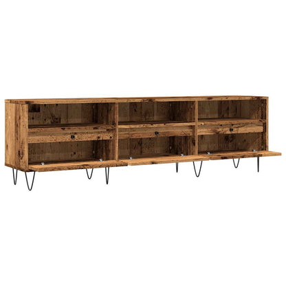 Mobile Porta TV Legno Antico 150x30x44,5 cm Legno Multistrato - homemem39