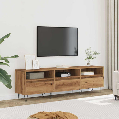 Mobile Porta TV Rovere Artigianale 150x30x44,5 cm Multistrato - homemem39