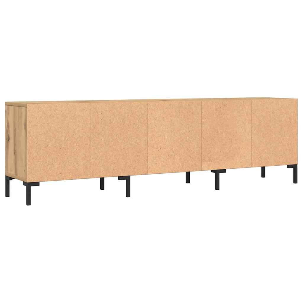 Mobile Porta TV Rovere Artigianale 150x30x44,5 cm Multistrato