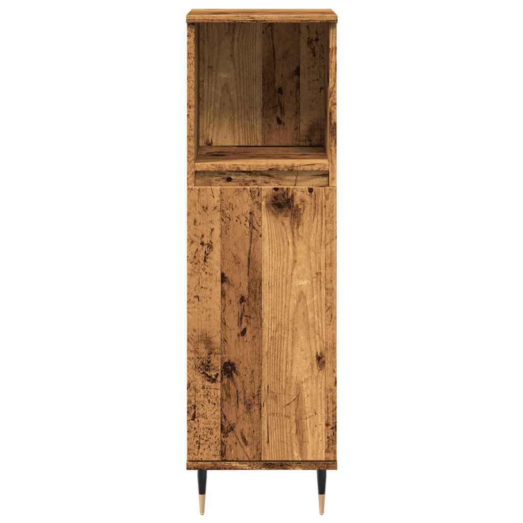 Armadietto Bagno Legno Antico