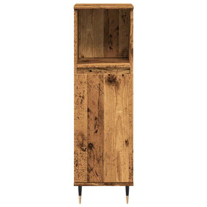 Armadietto Bagno Legno Antico