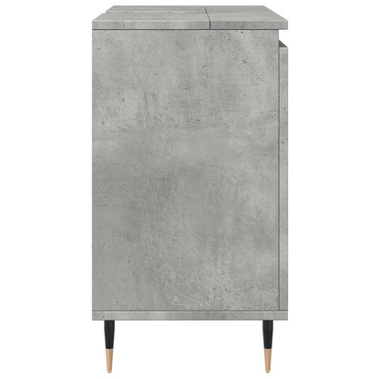 Armadietto da Bagno Grigio Cemento 58x33x60cm in Truciolato | homemem39