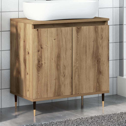 Mobile da Bagno Rovere Artigianale 58x33x60 cm in Truciolato | homemem39
