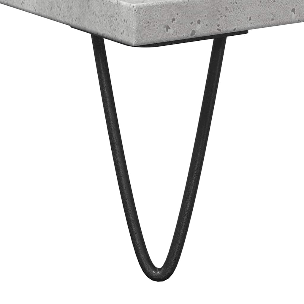 Armadietto da Bagno Grigio Cemento 58x33x60cm Legno Multistrato | homemem39