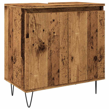 Mobile da Bagno Legno Vecchio 58x33x60 cm in Truciolato | homemem39
