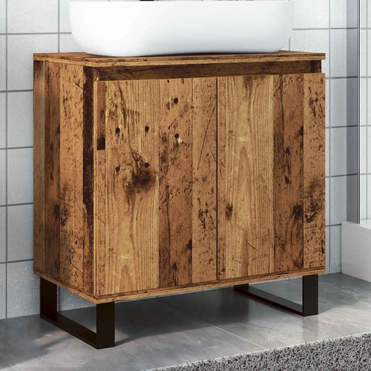 Mobile da Bagno Legno Vecchio 58x33x60 cm in Truciolato | homemem39