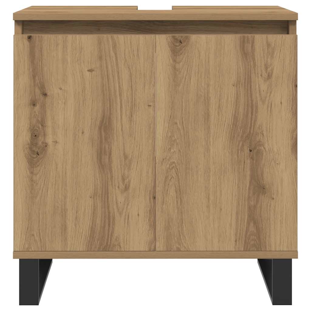 Mobile da Bagno Rovere Artigianale 58x33x60 cm in Truciolato