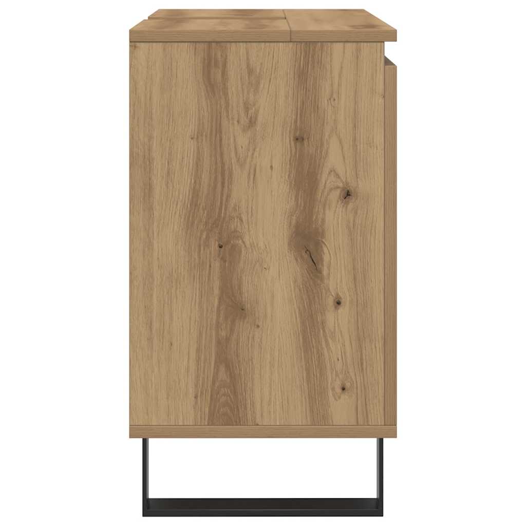 Mobile da Bagno Rovere Artigianale 58x33x60 cm in Truciolato | homemem39