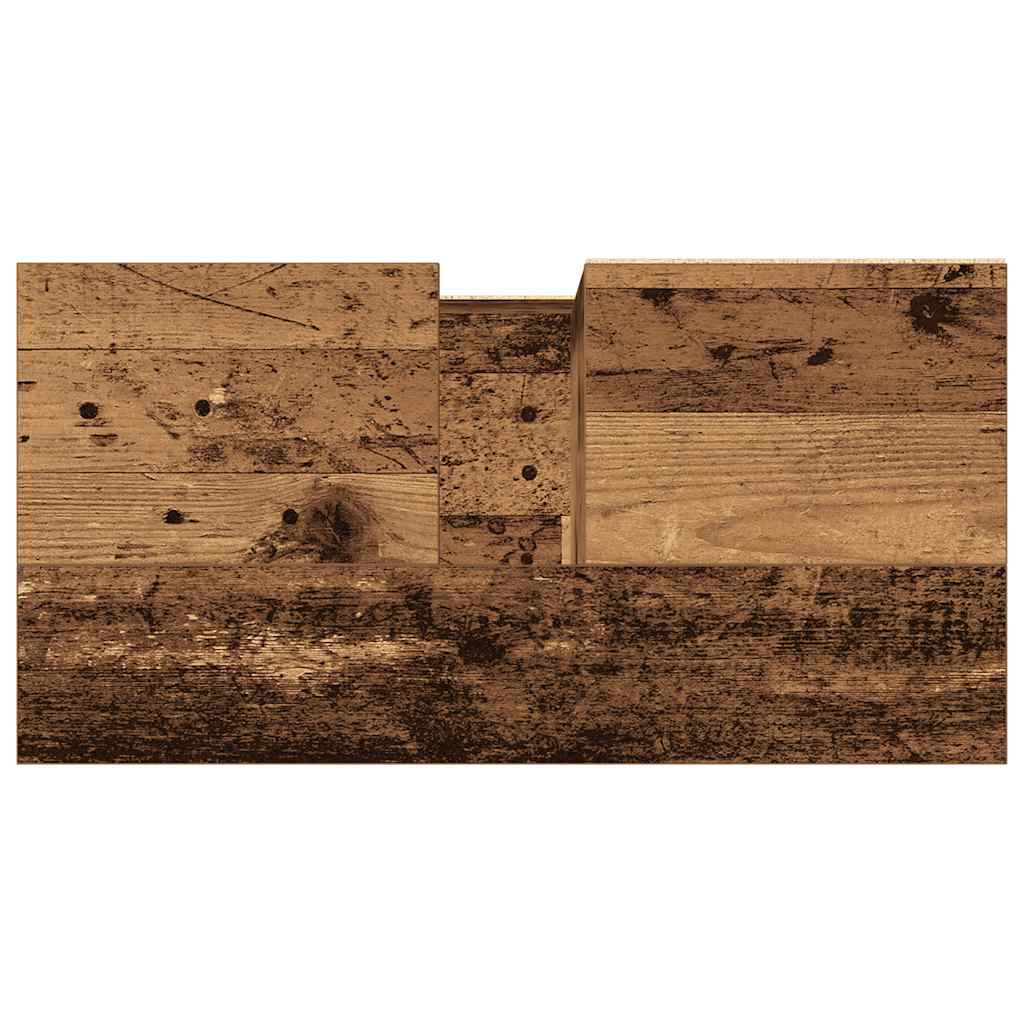 Armadietto da Bagno Legno Antico 65x33x60 cm in Truciolato | homemem39