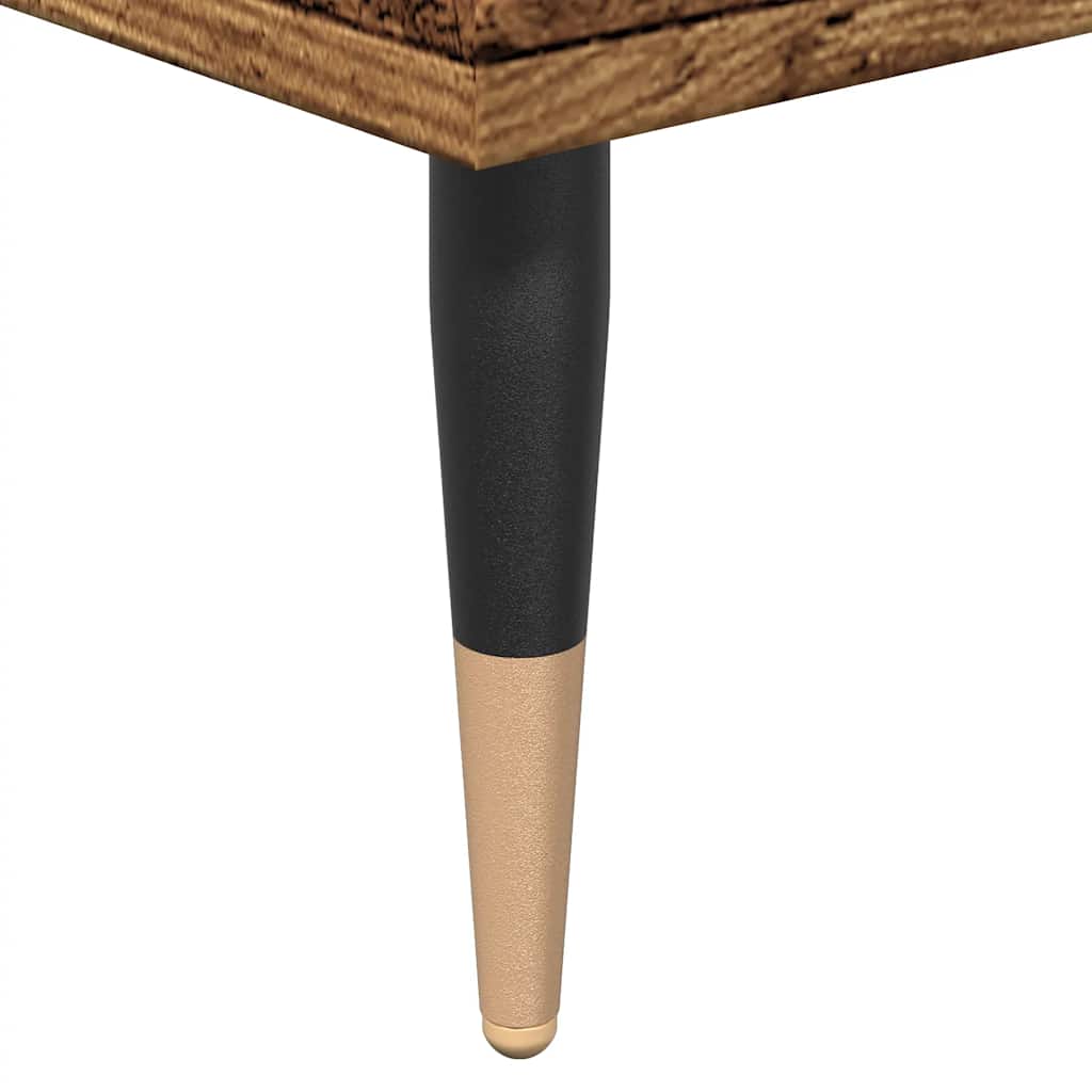 Armadietto da Bagno Legno Antico 65x33x60 cm in Truciolato | homemem39