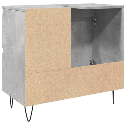 Armadietto da Bagno Grigio Cemento 65x33x60cm in Truciolato | homemem39