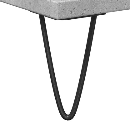 Armadietto da Bagno Grigio Cemento 65x33x60cm in Truciolato | homemem39