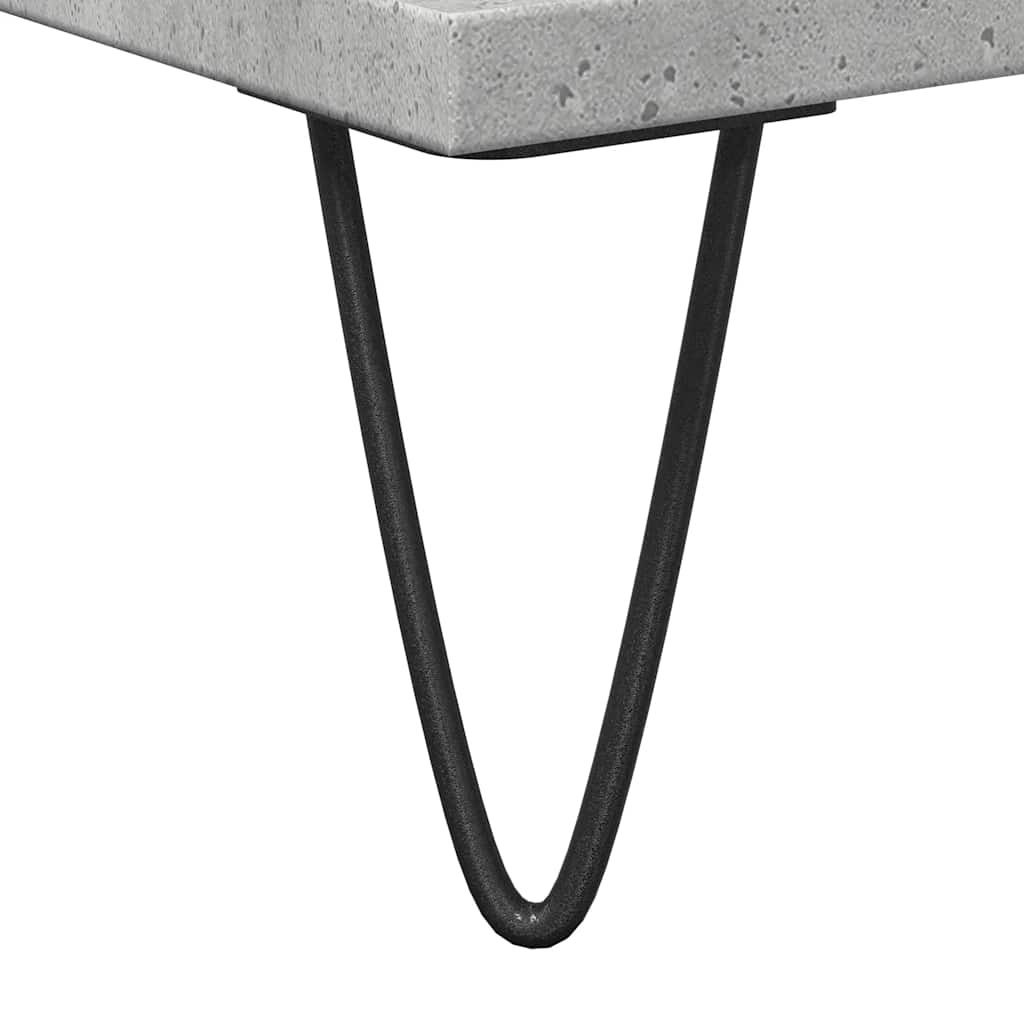 Armadietto da Bagno Grigio Cemento 80x33x60cm in Truciolato | homemem39