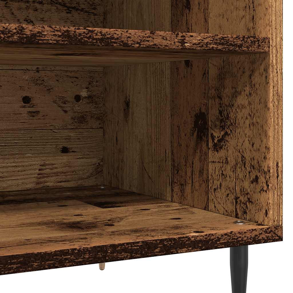 Mobile Porta Dischi Legno Antico 84,5x38x48cm Legno Multistrato - homemem39