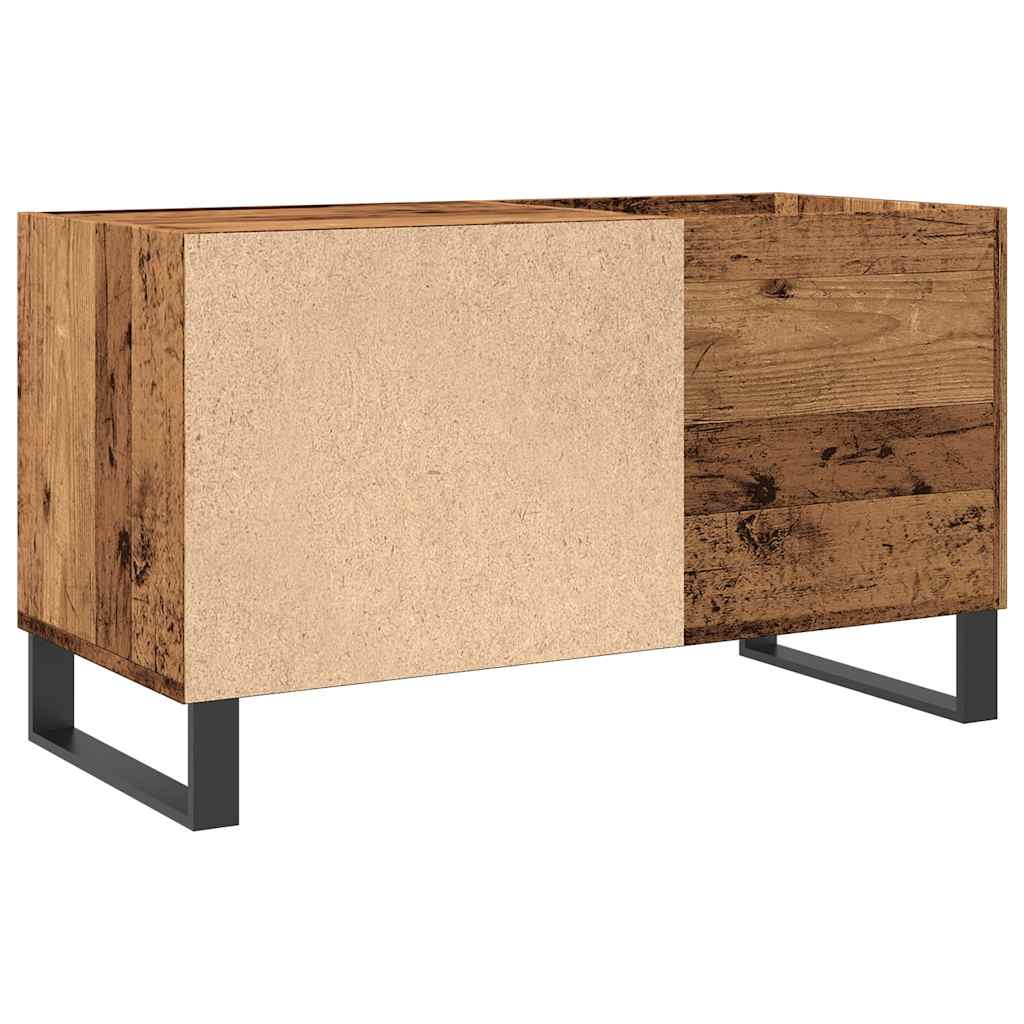 Mobile Porta Dischi Legno Antico 84,5x38x48cm Legno Multistrato | homemem39