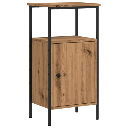 Comodino Rovere Artigianale 41x31x80 cm in Legno Multistrato