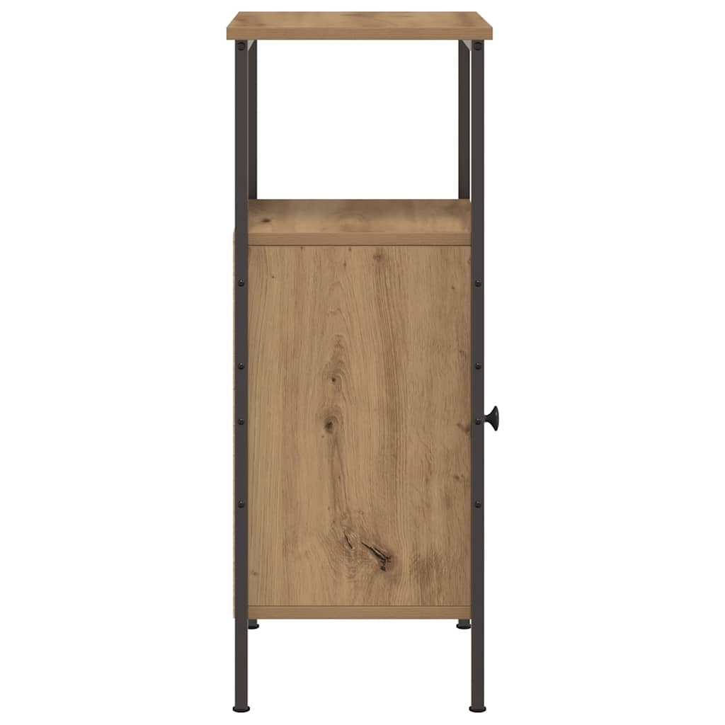 Comodino Rovere Artigianale 41x31x80 cm in Legno Multistrato