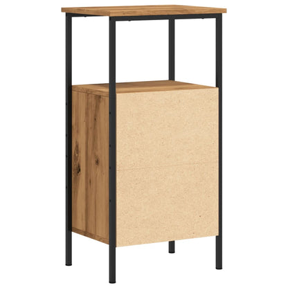 Comodino Rovere Artigianale 41x31x80 cm in Legno Multistrato