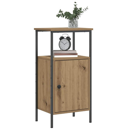 Comodino Rovere Artigianale 41x31x80 cm in Legno Multistrato