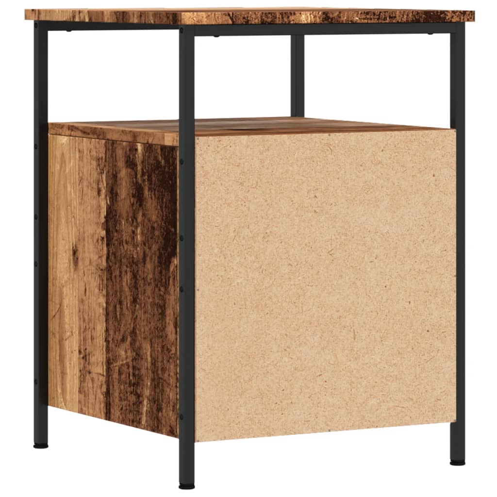 Comodini Legno Antico 2 pz 44x45x60 cm in Legno Multistrato - homemem39