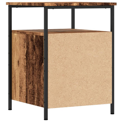 Comodini Legno Antico 2 pz 44x45x60 cm in Legno Multistrato - homemem39