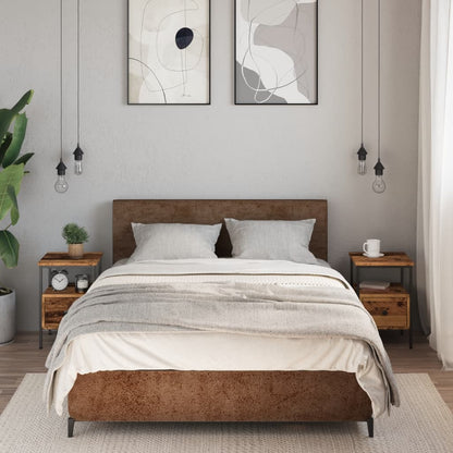 Comodini Legno Antico 2 pz 34x36x50 cm in Legno Multistrato - homemem39