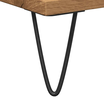 Credenza Rovere Artigianale 101,5x35x70 cm in Legno Multistrato - homemem39