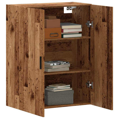 Mobile a Parete Legno Antico 69,5x34x90 cm - homemem39