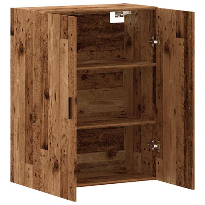 Mobile a Parete Legno Antico 69,5x34x90 cm - homemem39