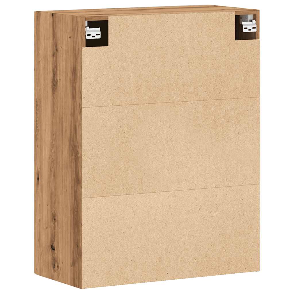 Mobile a Parete Rovere Artigianale 69,5x34x90 cm - homemem39