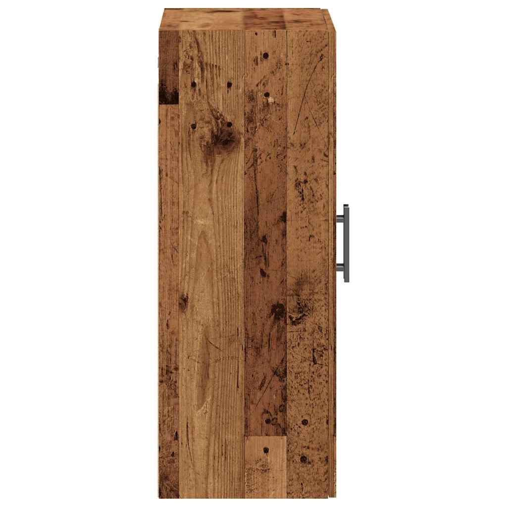 Mobile a Parete Legno Antico 69,5x34x90 cm - homemem39