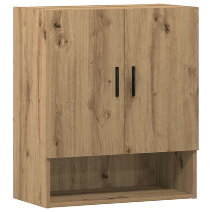 Armadietto a Muro Rovere Artigianale 60x31x70 cm in Truciolato | homemem39
