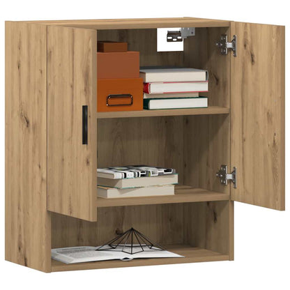 Armadietto a Muro Rovere Artigianale 60x31x70 cm in Truciolato | homemem39
