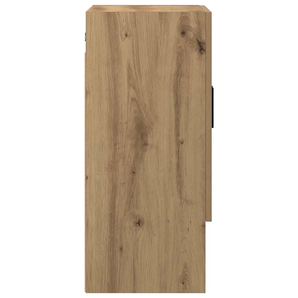 Armadietto a Muro Rovere Artigianale 60x31x70 cm in Truciolato | homemem39