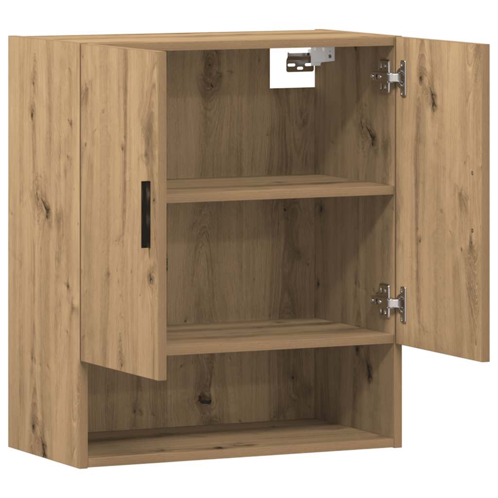 Armadietto a Muro Rovere Artigianale 60x31x70 cm in Truciolato | homemem39