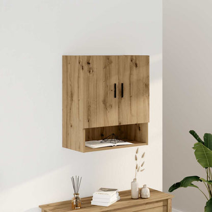 Armadietto a Muro Rovere Artigianale 60x31x70 cm in Truciolato | homemem39