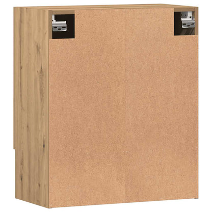 Armadietto a Muro Rovere Artigianale 60x31x70 cm in Truciolato | homemem39
