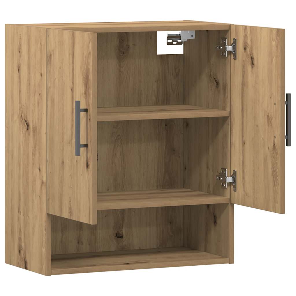 Armadietto a Muro Rovere Artigianale 60x31x70 cm in Truciolato | homemem39