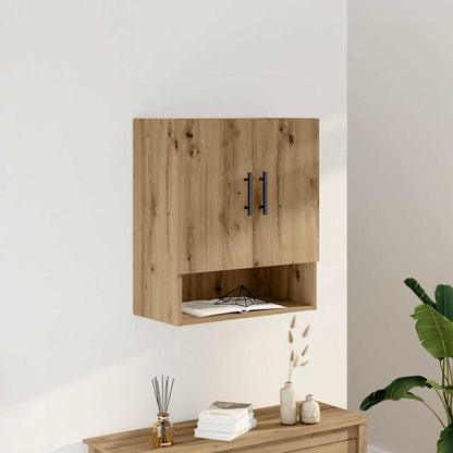 Armadietto a Muro Rovere Artigianale 60x31x70 cm in Truciolato | homemem39
