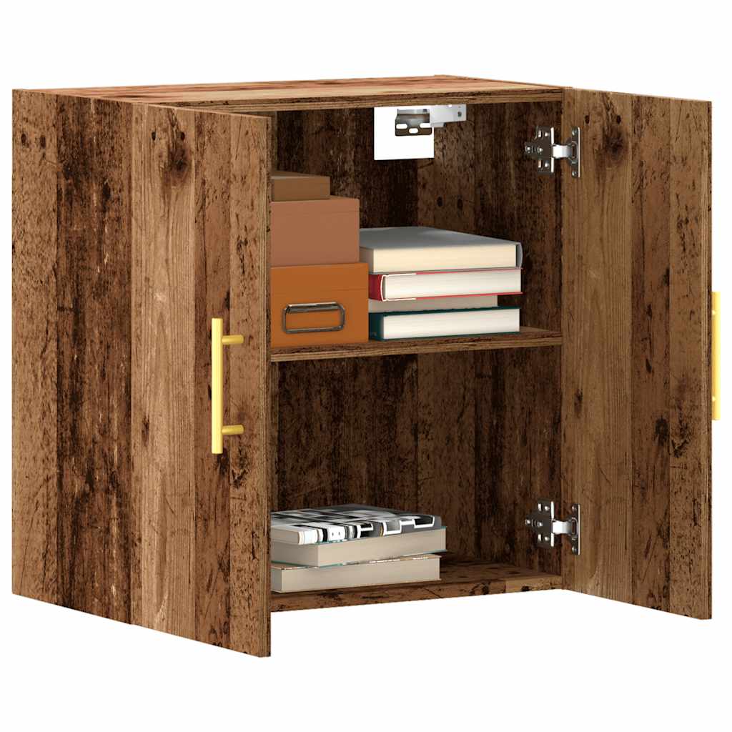 Armadietto a Muro Legno Vecchio 60x31x60 cm in Truciolato | homemem39