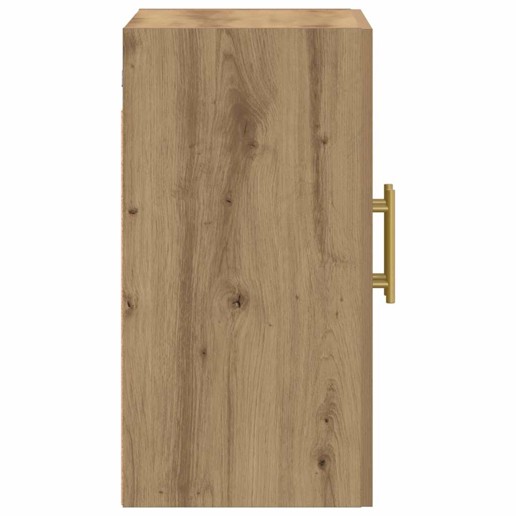 Armadietto a Muro Rovere Artigianale 60x31x60 cm in Truciolato | homemem39
