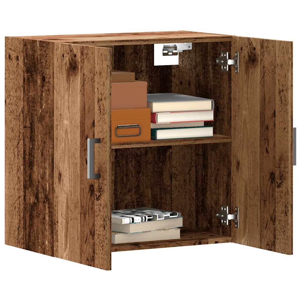 Armadietto a Muro Legno Vecchio 60x31x60 cm in Truciolato | homemem39