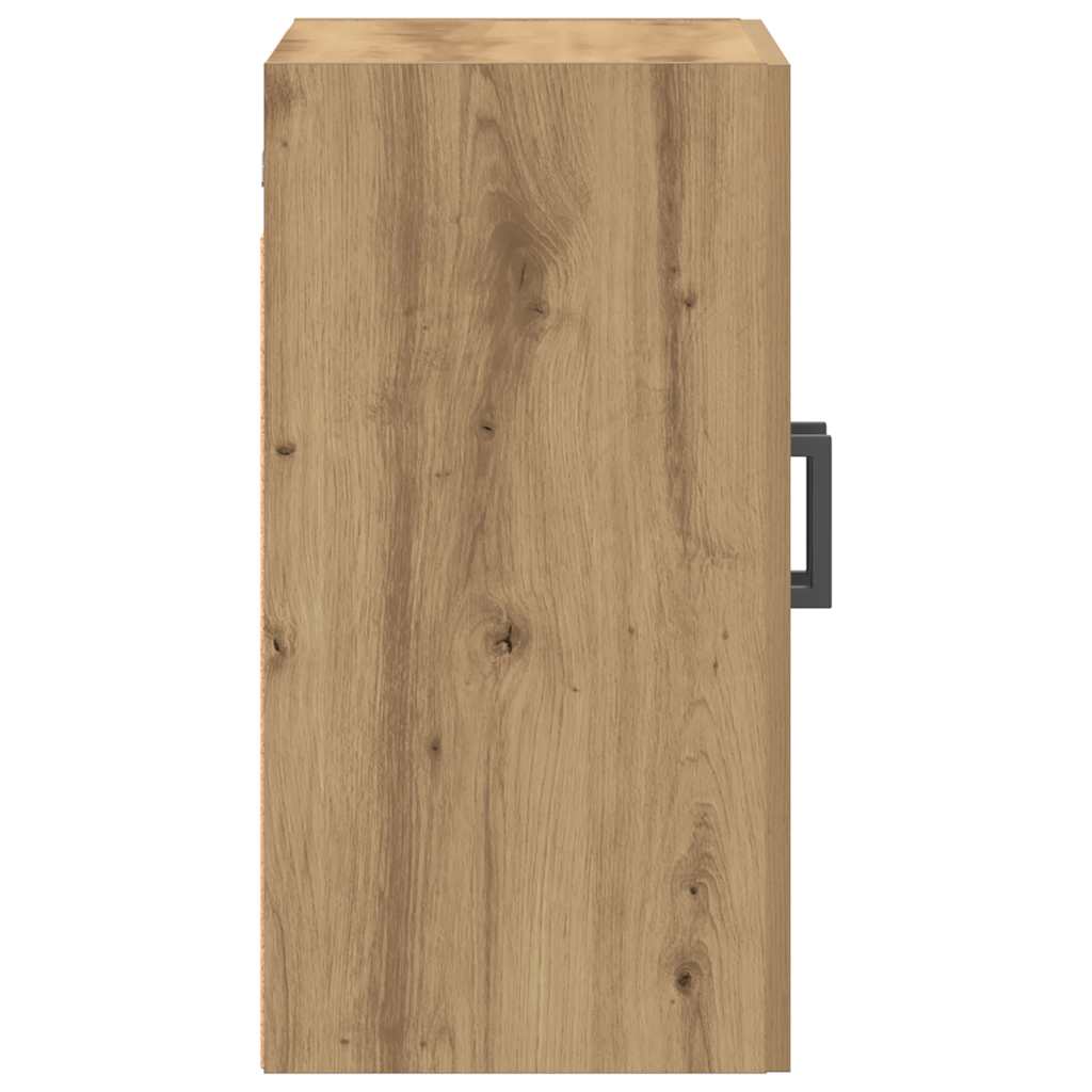 Armadietto a Muro Rovere Artigianale 60x31x60 cm in Truciolato