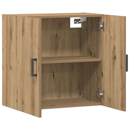 Armadietto a Muro Rovere Artigianale 60x31x60 cm in Truciolato | homemem39