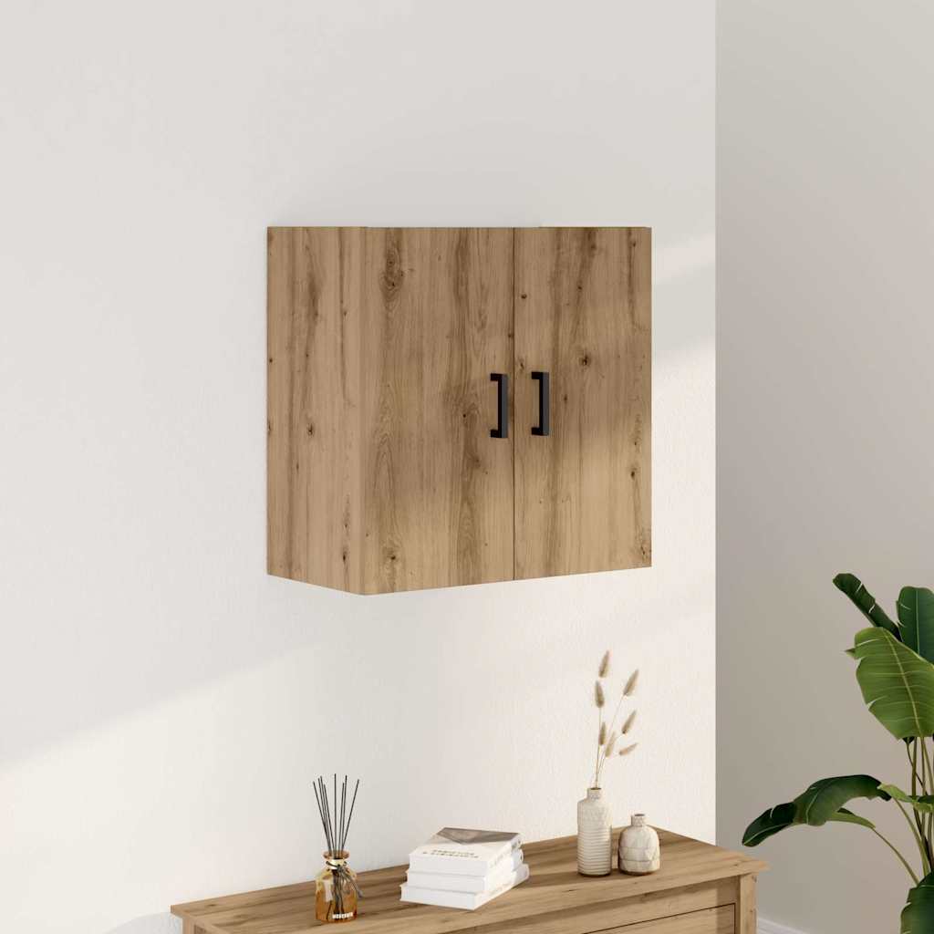 Armadietto a Muro Rovere Artigianale 60x31x60 cm in Truciolato | homemem39