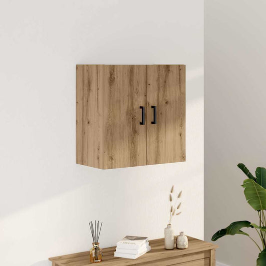 Armadietto a Muro Rovere Artigianale 60x31x60 cm in Truciolato | homemem39