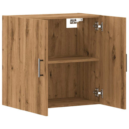 Armadietto a Muro Rovere Artigianale 60x31x60 cm in Truciolato | homemem39