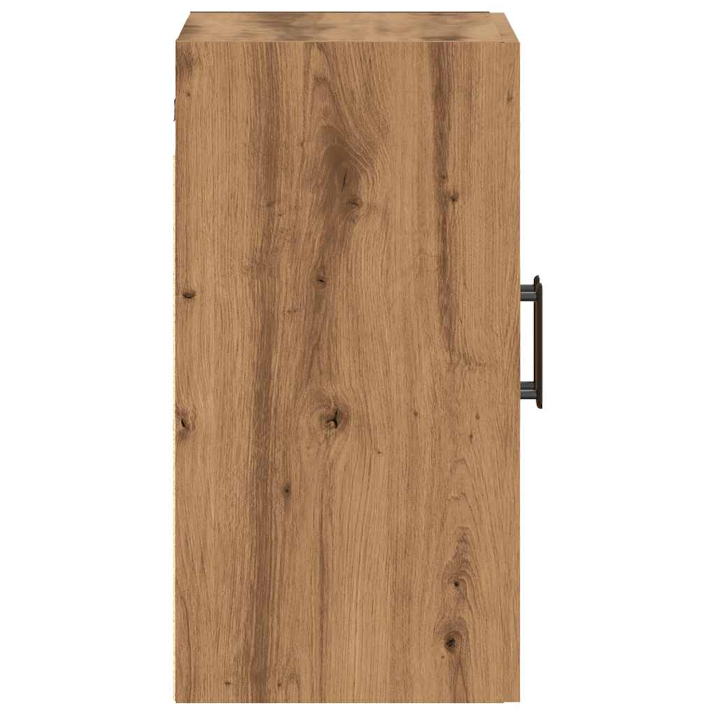 Armadietto a Muro Rovere Artigianale 60x31x60 cm in Truciolato | homemem39