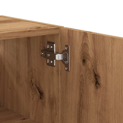 Armadietto a Muro Rovere Artigianale 60x31x60 cm in Truciolato | homemem39