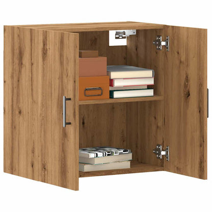Armadietto a Muro Rovere Artigianale 60x31x60 cm in Truciolato | homemem39